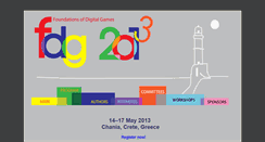 Desktop Screenshot of fdg2013.org